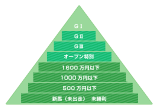 JRAによるレースのクラスわけ